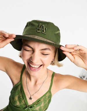 New Era – NY – Anglerhut aus Nylon in Khaki 