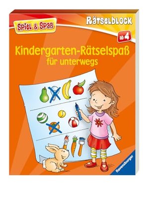 Kindergarten-Rätselspaß für unterwegs (Spiel & Spaß - Rätselblock)