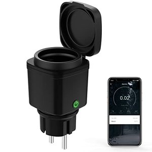 Mycket Outdoor Socket WLAN Smart Steckdosen 2.4GHz WiFi Stecker misst Stromverbrauch Gartensteckdose