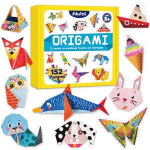 AluAbi Das bunte Origami Kit für Kinder ab 5