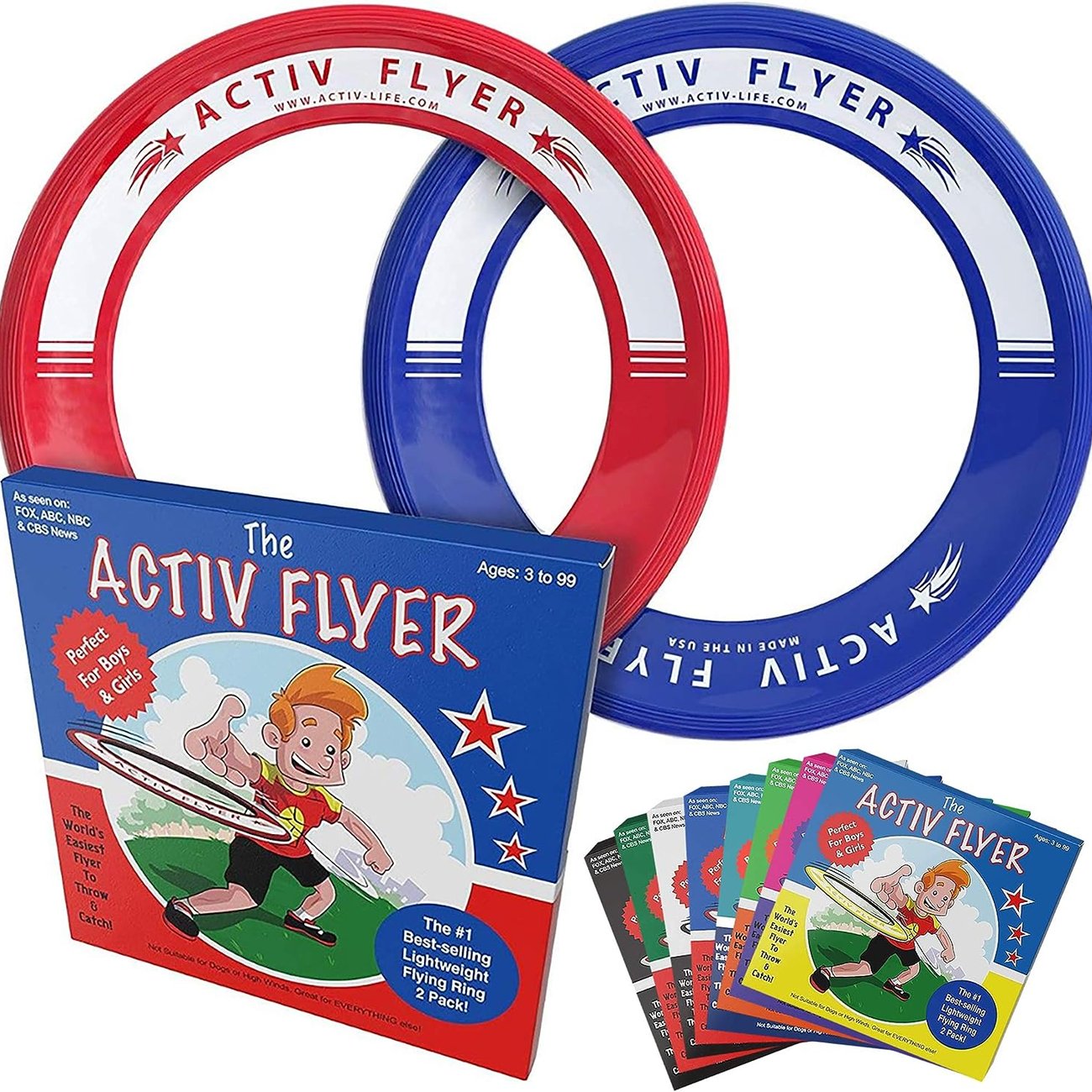 Activ Life Active Flyer: Aerodynamische Frisbee-Ringe
