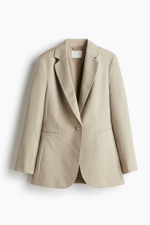 Taillierter Blazer - Braun - Damen