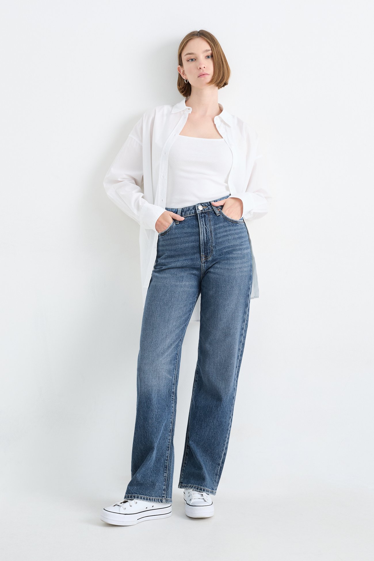 CLOCKHOUSE - Loose Fit Jeans - High Waist