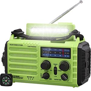 Notfall-Radio mit Kurbel und 4.000-mAh-Akku