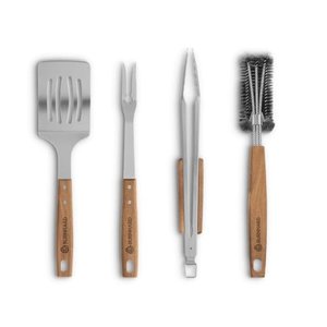 BURNHARD Grillbesteck-Set aus Edelstahl