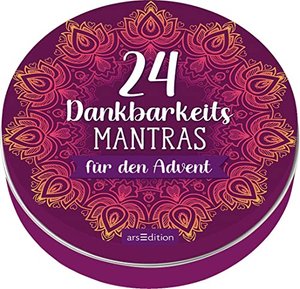 Adventskalender in der Dose: 24 Dankbarkeitsmantras