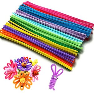 QH-Shop Pfeifenreiniger, für Kinder zum Basteln und Dekorieren 6mm*30cm 200 Piece