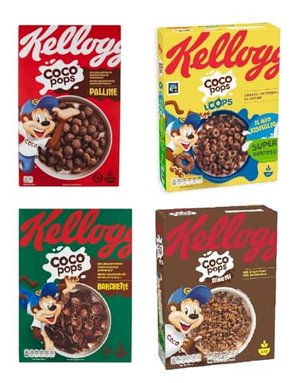 Coco Pops-Testpaket mit 4 verschiedenen Sorten