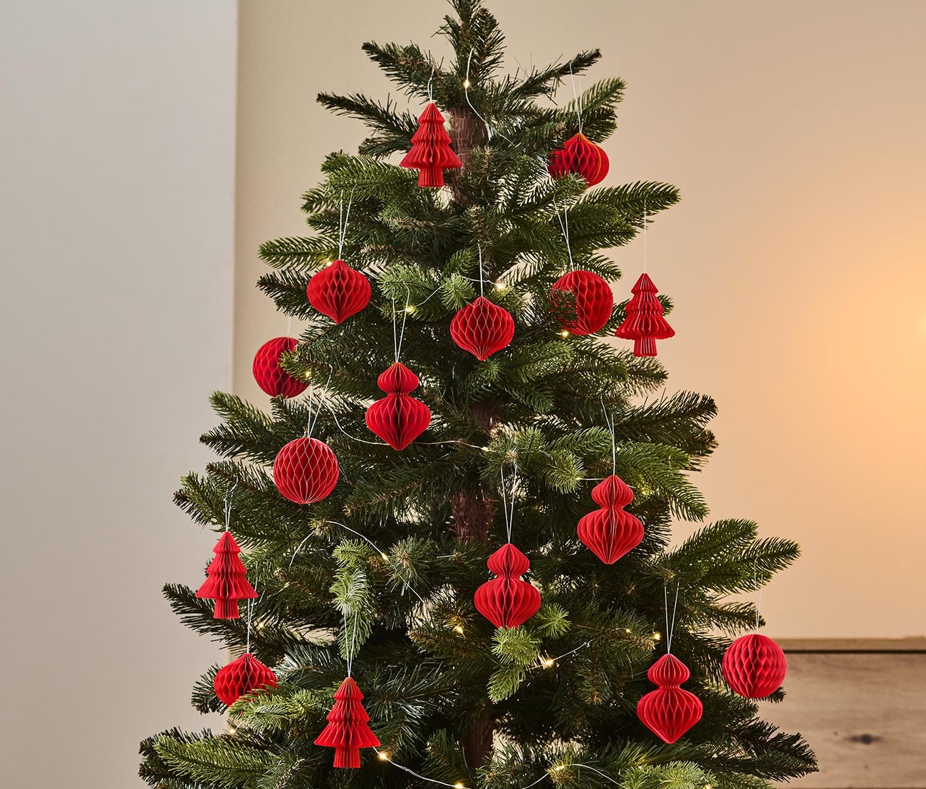 4er-Set Weihnachtsbaumschmuck