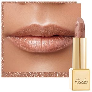 OULAC Lippenstift Metallic Glanz Finish, Nudetöne