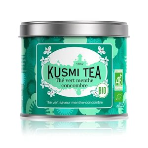 Kusmi Tea - Bio-Grüntee mit Minze & Gurke - Biologische und 100% natürliche Zutaten - Heiß oder kalt