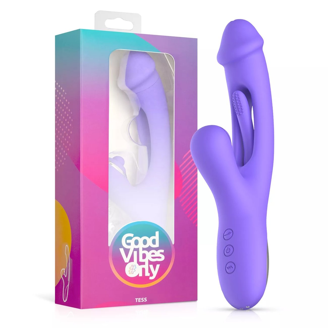 Good Vibes Only - Tess Rabbit Vibrator mit G-Punkt-Stimulator 