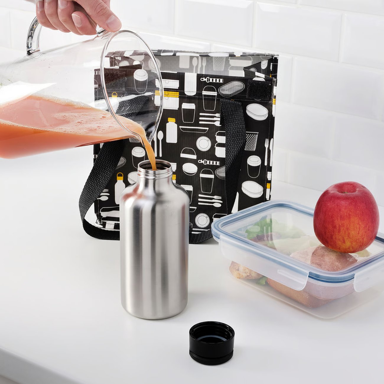 ENKELSPÅRIG Wasserflasche