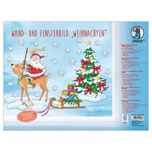 URSUS Kinder-Bastelsets Wand- und Fensterbild, Weihnachten