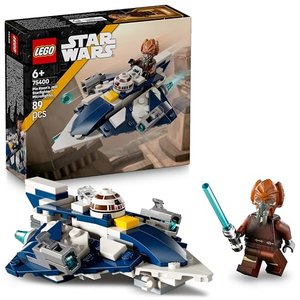 LEGO Star Wars 75400 Plo Koons Jedi Starfighter Microfighter Bauspielzeug mit 2 Shootern