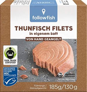 followfish MSC Thunfisch Filets im eigenen Saft