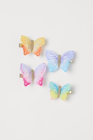 4-pack hair clips