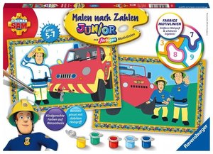 Malen nach Zahlen Junior Feuerwehrmann Sam