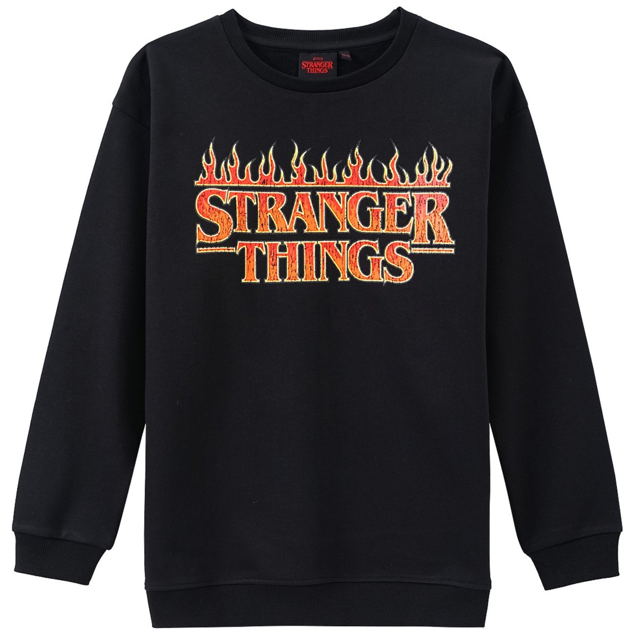 Stranger Things Langarmshirt mit großem Print