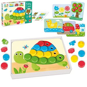 GOULA - Baby Color - Holzspiel für Kleinkinder - Ab 2 Jahren
