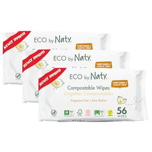 Eco by Naty Parfümfreie Feuchttücher
