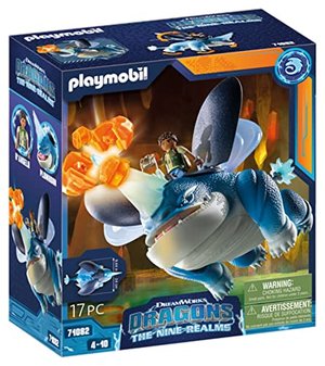 PLAYMOBIL Dragons Plowhorn & D'Angelo