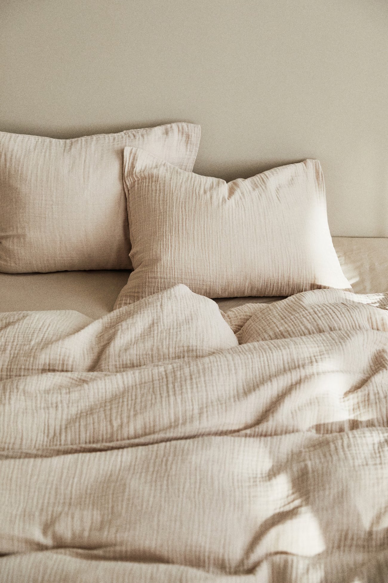 Musselin-Bettwäsche für Einzelbett