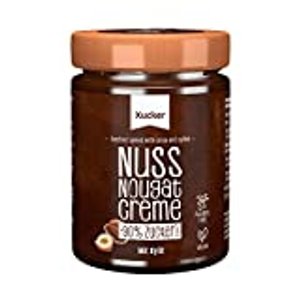 Xucker vegane Nuss-Nougat-Creme ohne Zuckerzusatz, ohne Palmöl, mit Xylit, im Glas, 300 g