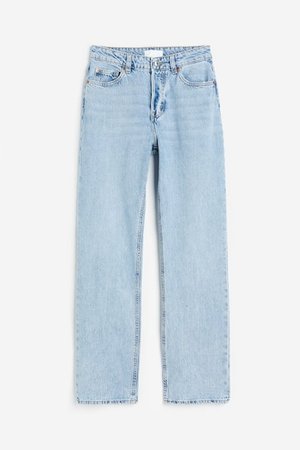 Straight High Jeans - Blau - Damen