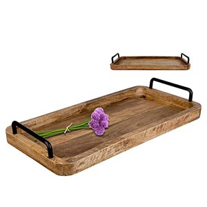 Serviertablett aus Mangoholz