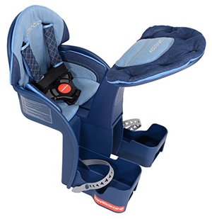 WeeRide SafeFront Deluxe Denim Kinderfahrradsitz vorn , Blau