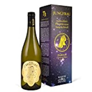 Wein Geschenk für das Astrologie Sternzeichen Jungfrau (0,75 l) Weißwein (Sauvignon Blanc, trocken, 