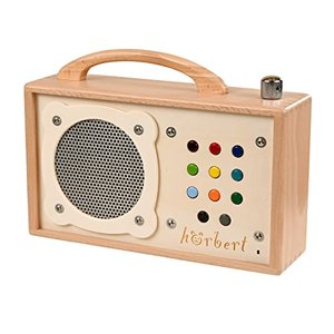 hörbert Musikbox für Kinder. Vorbespielt mit Deutschen Inhalten.