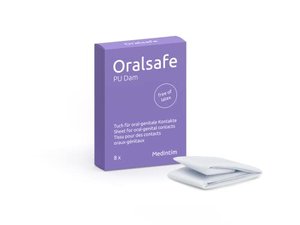 MEDintim - Oralsafe Lecktuch Latexfrei aus Polyurethan - 8 Stück