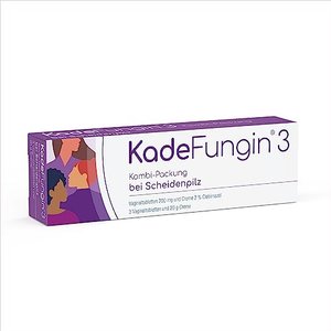 KadeFungin 3 Kombi-Packung Vaginaltabletten und Creme, 1 St. Kombipackung
