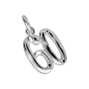 Sterling Silber 13 Nummer Charm