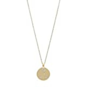 Pilgrim Jewelry Halskette mit Sternzeichen und Kristall (Vergoldet - Fische Sternzeichen)