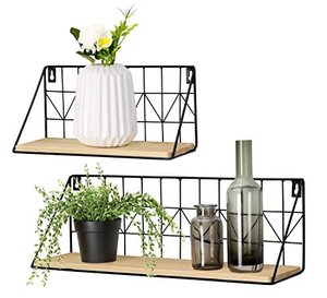 Schweberegal, Beige 2er-Set