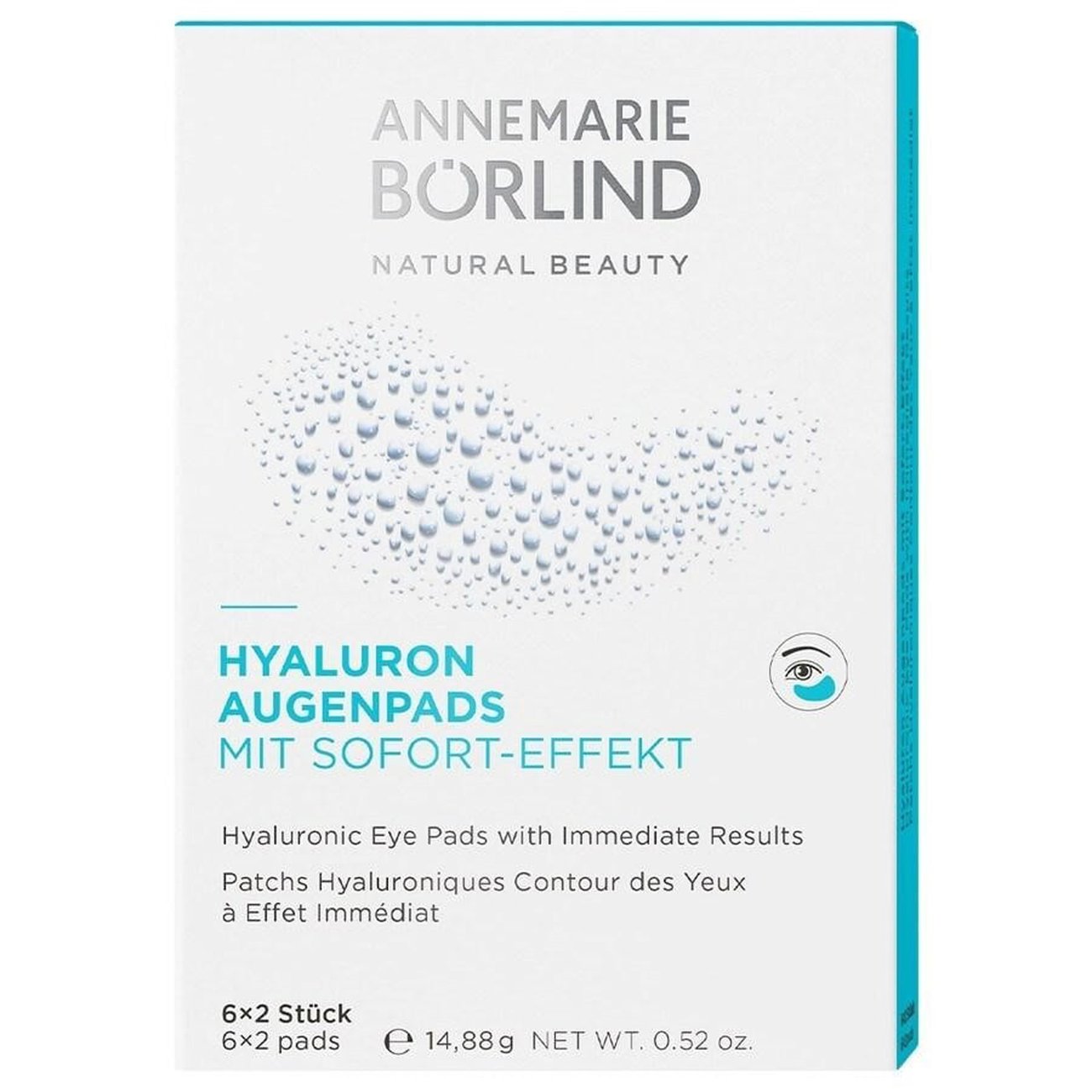 ANNEMARIE BÖRLIND - Hyaluron Augenpads Augenmasken & -pads