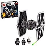LEGO 75300 Star Wars Imperial TIE Fighter Spielzeug mit Sturmtruppler und Piloten als Minifiguren au