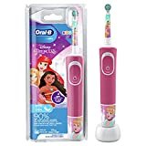 Oral-B Kids Prinzessin Elektrische Zahnbürste für Kinder ab 3 Jahren, kleiner Bürstenkopf & weiche B