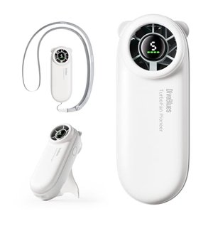 Diveblues Mini Tragbarer Turbo-Handventilator
