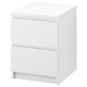 MALM Kommode mit 2 Schubladen