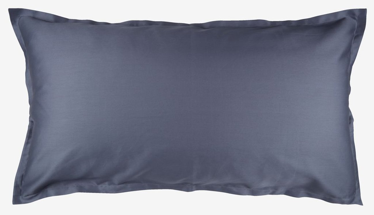 Satin-Kissenbezug SALLY 40x80 blau