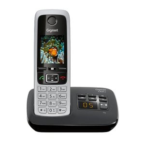 Gigaset C430A - Schnurloses DECT-Telefon mit Anrufbeantworter und Freisprechfunktion, klassisches Mo