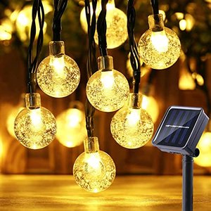 Moxled Solar Lichterkette mit 60 LEDs
