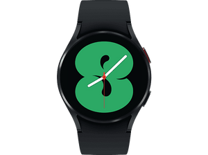 Samsung Galaxy Watch4, BT, 40 mm Smartwatch Aluminium Fluorkautschuk, S/M, Black
