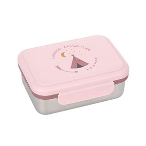 LÄSSIG Kinder Brotdose Edelstahl Lunchbox