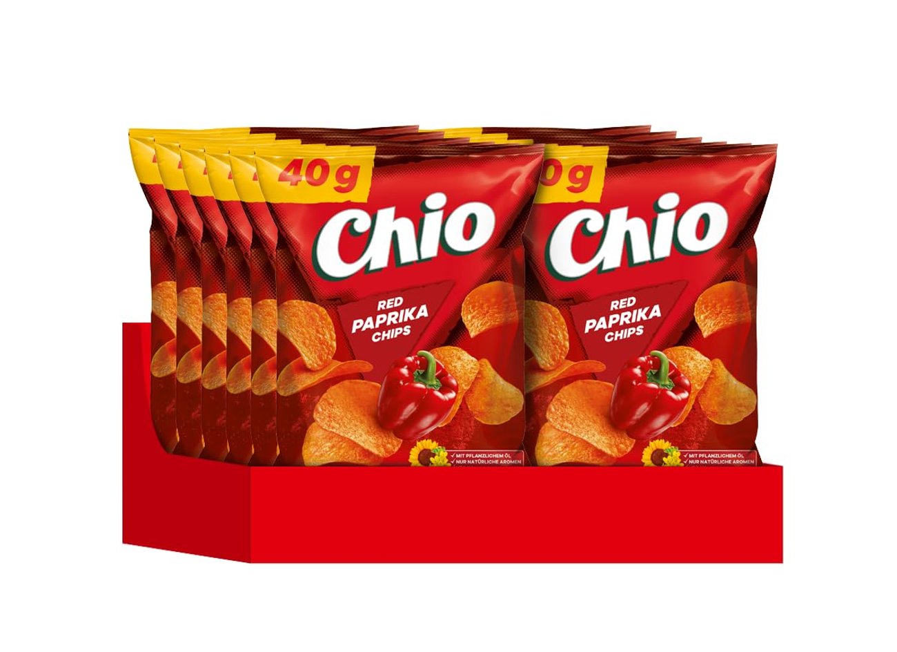Chio Chips Red Paprika, 12er Pack (12 x 40 g)