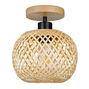 YIKEGE LICHT Rattan-Deckenleuchte